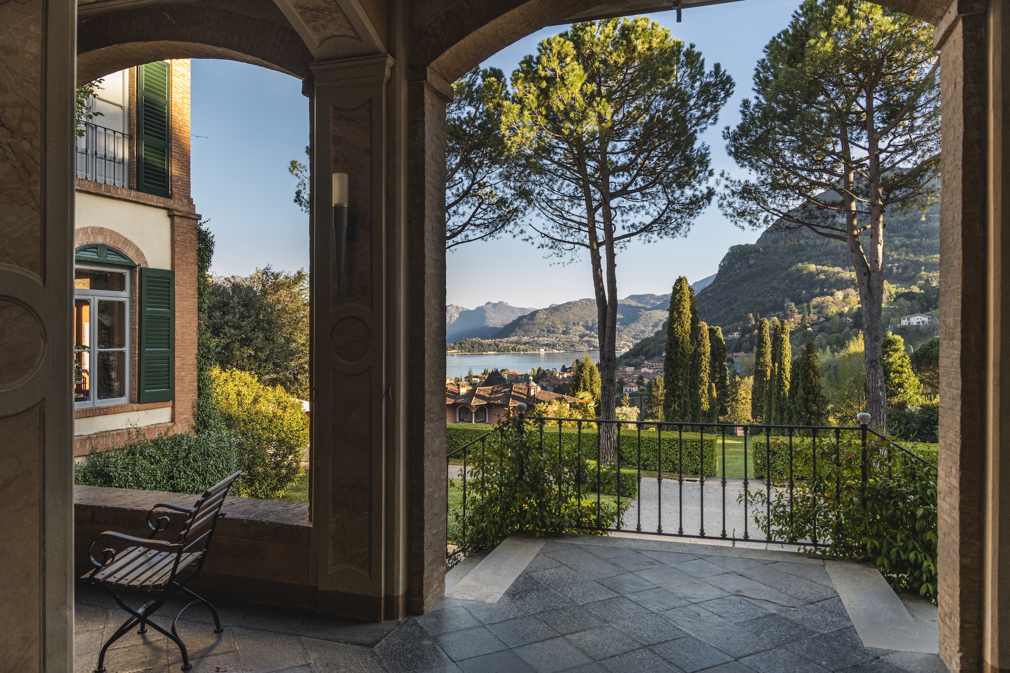 View of Lake Como from the loggia of Villa Garovaglio, Villa Vigoni. Photo courtesy of Villa Vigoni.